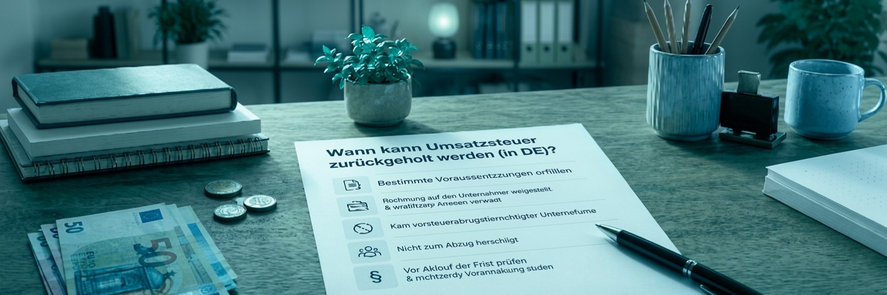Umsatzsteuer im Verein vom Finanzamt zurückhoeln